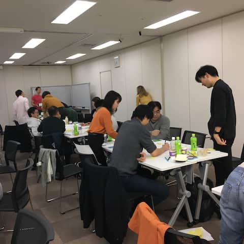 UX DAYS TOKYO 2019「行動経済学（ビヘイビアラル・エコノミックス）の実践方法〜基礎編〜」のワークショップの様子
