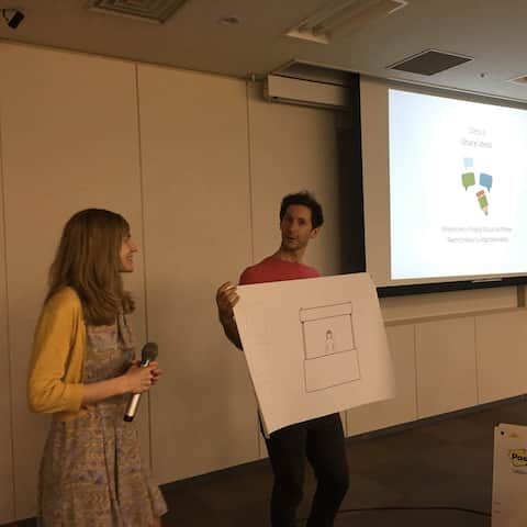 UX DAYS TOKYO 2019「行動経済学（ビヘイビアラル・エコノミックス）の実践方法〜基礎編〜」のワークショップの様子
