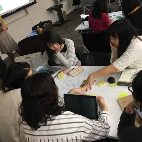 UX DAYS TOKYO 2019「行動経済学（ビヘイビアラル・エコノミックス）の実践方法〜基礎編〜」のワークショップの様子