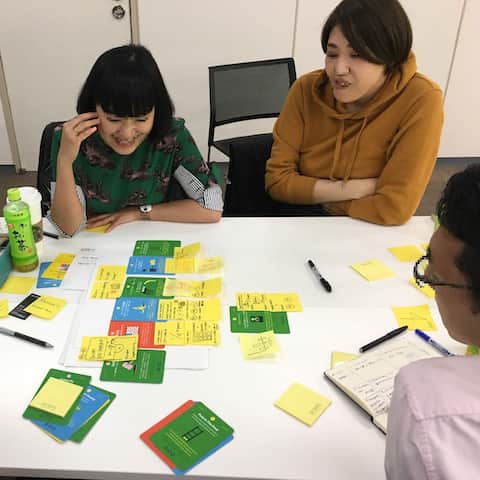 UX DAYS TOKYO 2019「行動経済学（ビヘイビアラル・エコノミックス）の実践方法〜基礎編〜」のワークショップの様子